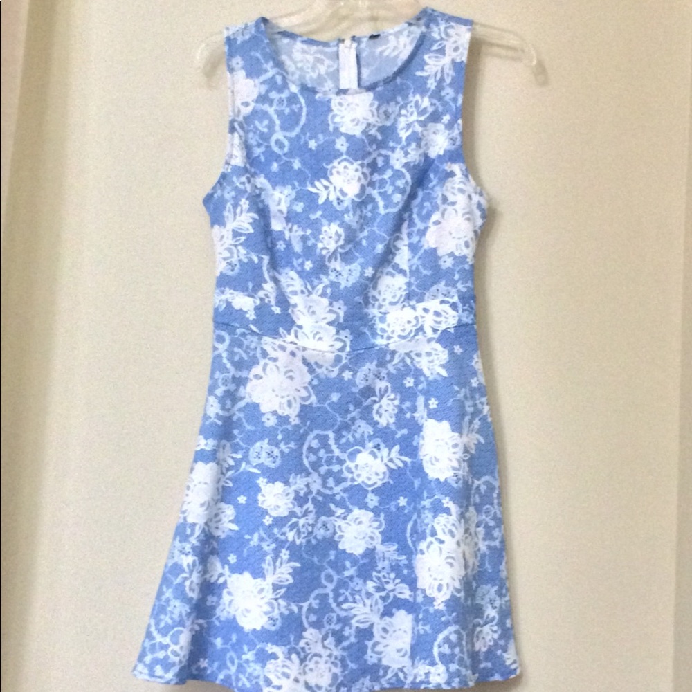Blue and White XS dress
